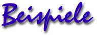 Beispiele